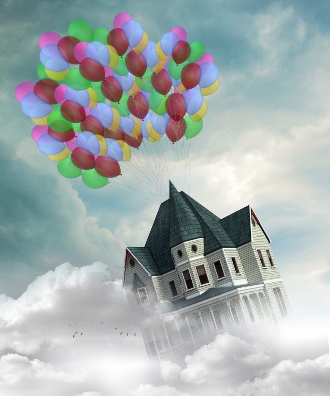 balony dom urodziny dla dziecka w domu