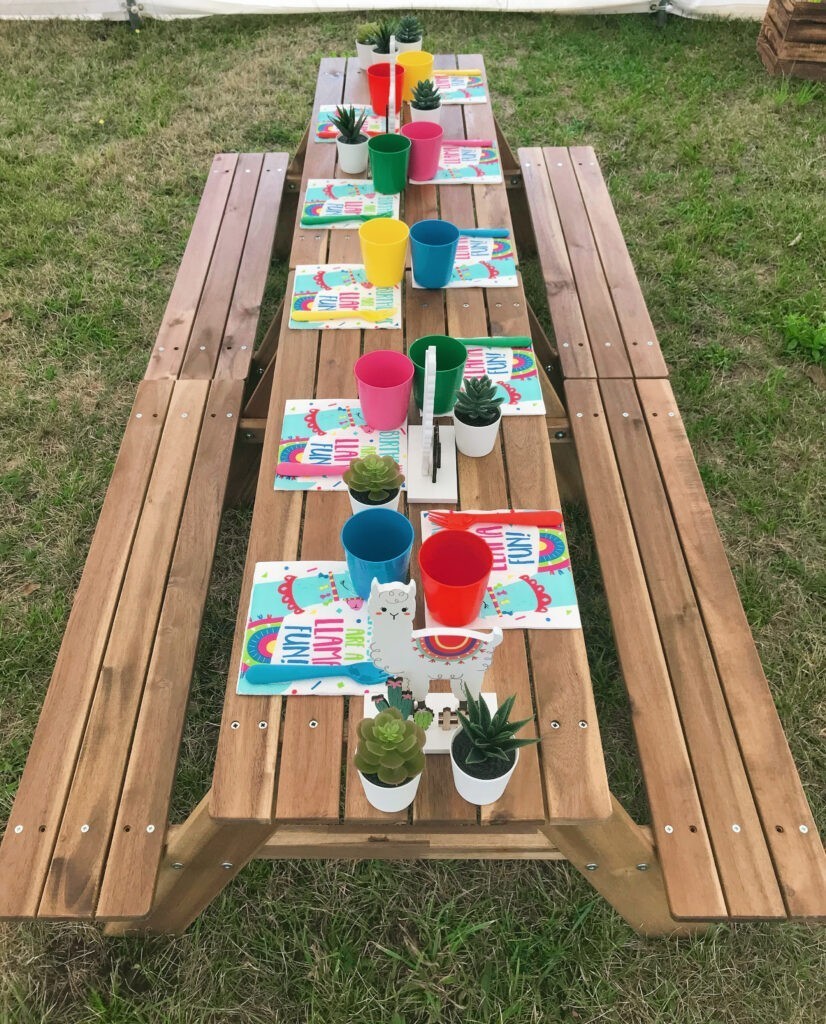 dekoracja stolika dla dzieci