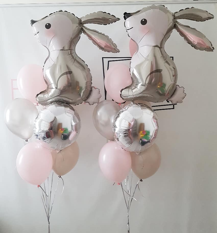 bukiet balonowy z królikiem
